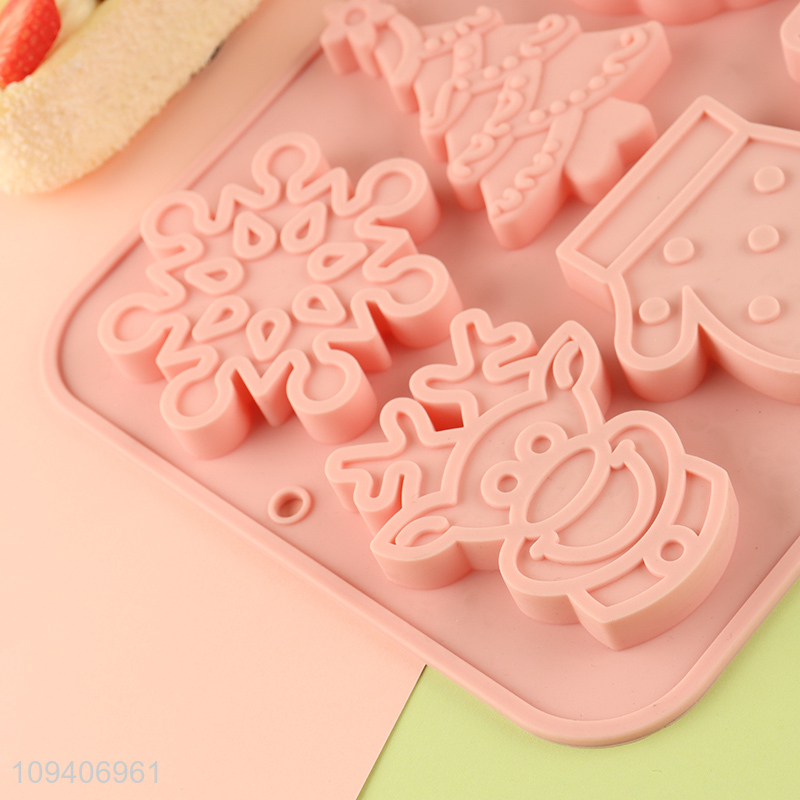 Good sale Christmas series silicone cake mold