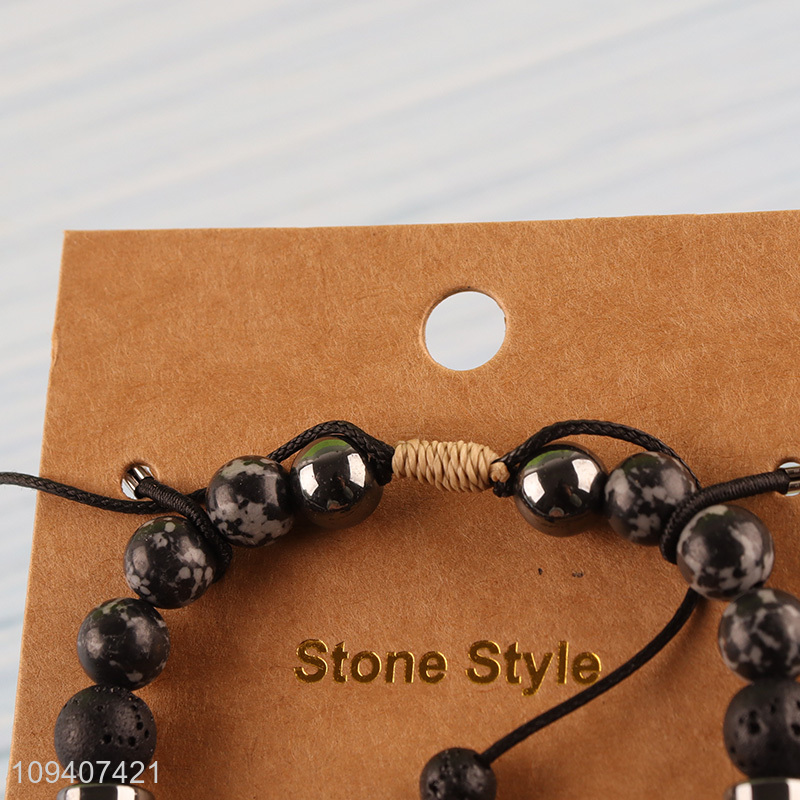 Factory price fashion stone bracelet stone jewelry for sale