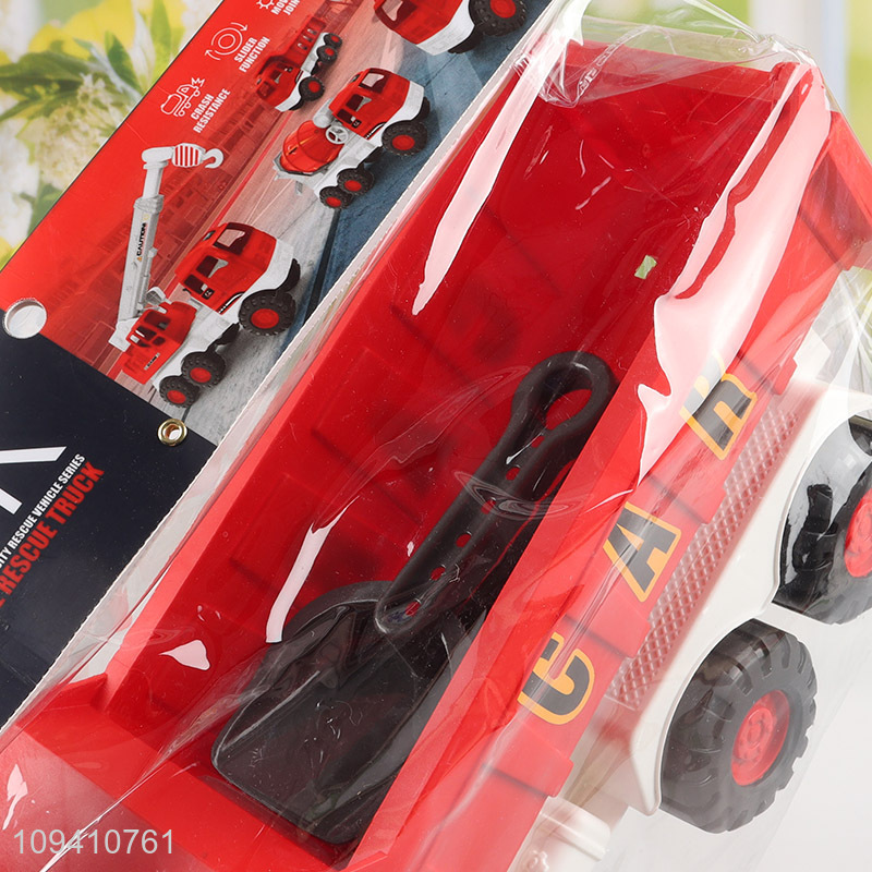Hot sale kids' durable sliding red dump truck