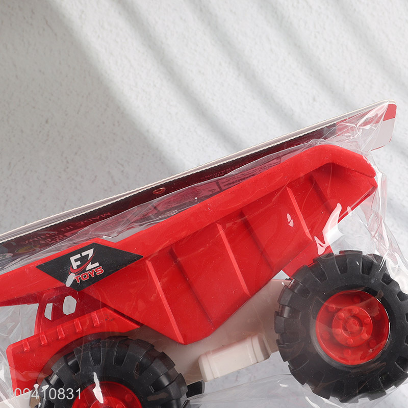 Low price red mini dump truck toy for kids