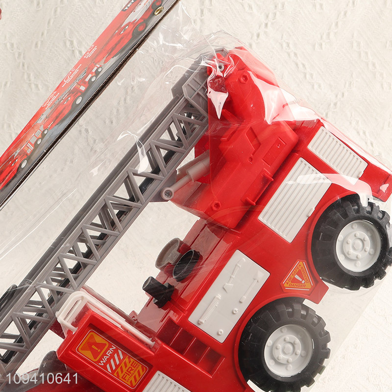 Factory supply dinosaur fire ladder truck toy for kids
