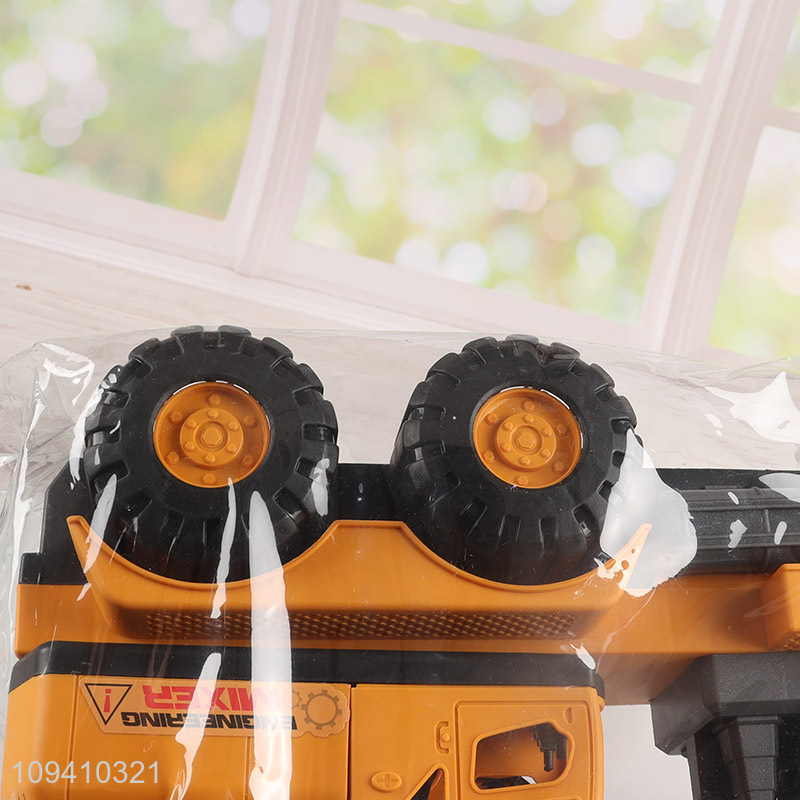 Popular products yellow engineering excavator vehicle toy