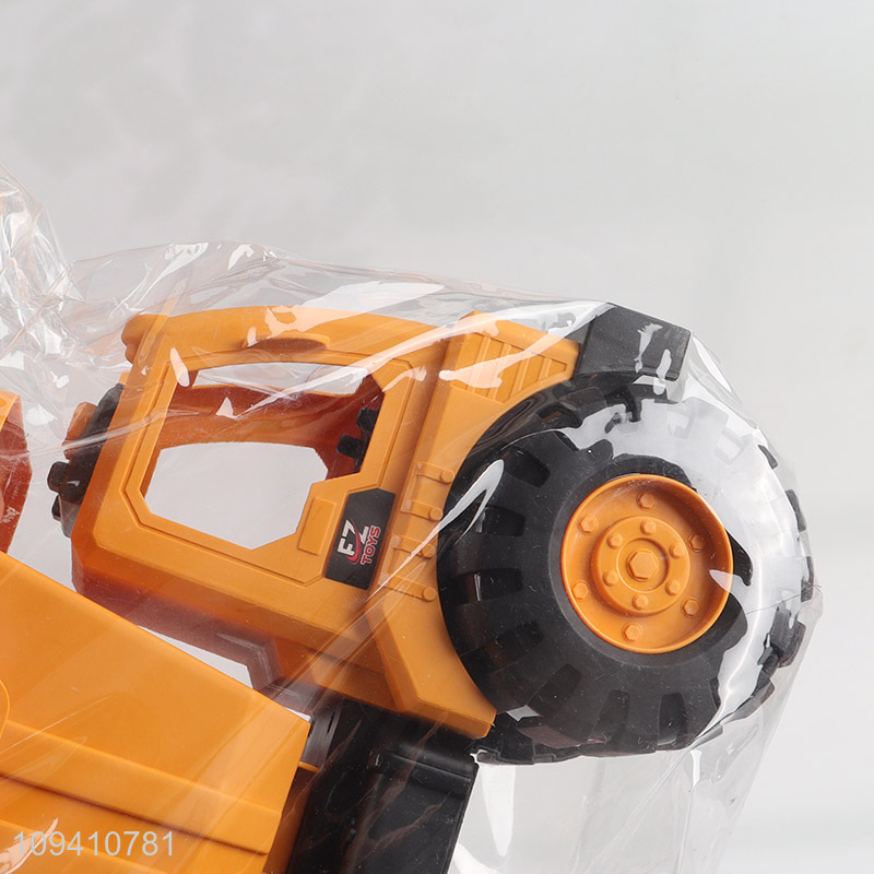 Hot sale orange construction dump vehicle toy