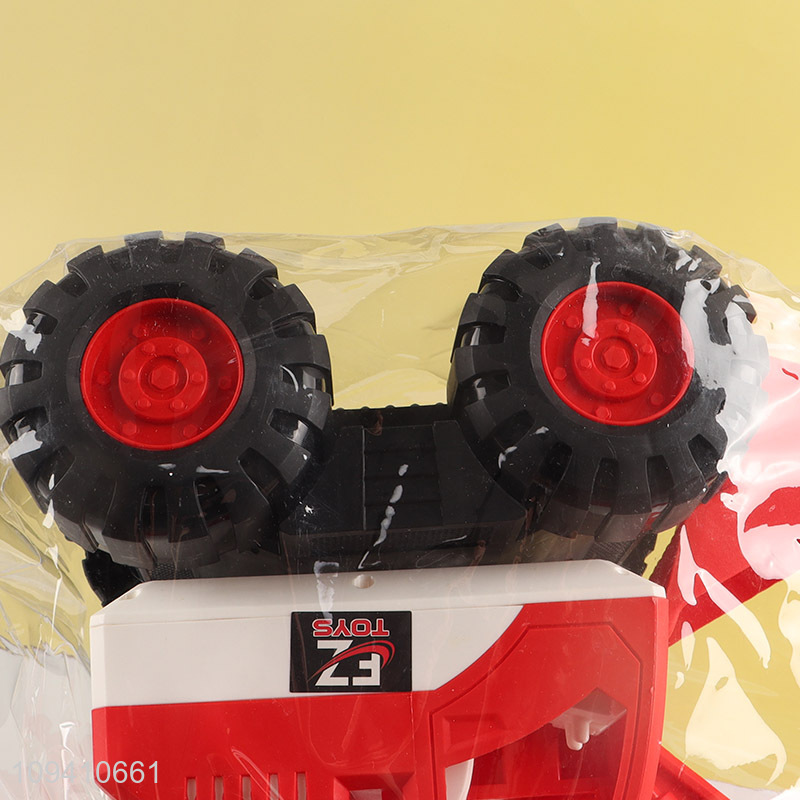 Hot products red mini excavator truck toy for kids