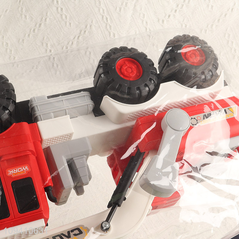 Factory price dinosaur fire truck toy for kids