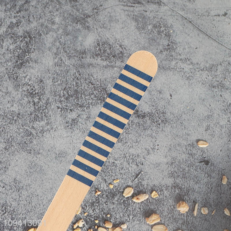 Yiwu market multicolor wooden disposable spoon for sale