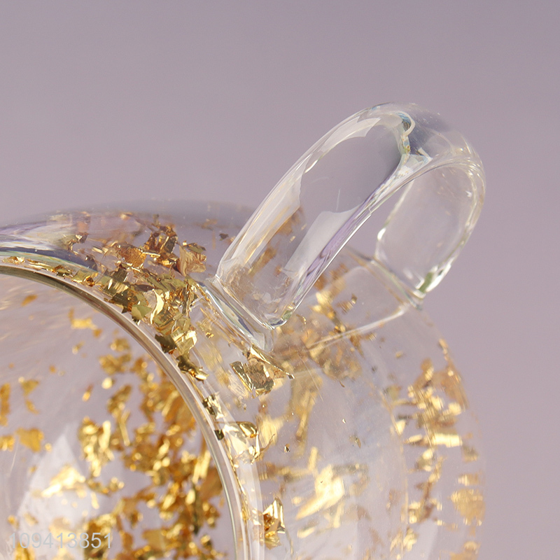 Factory price glass cup water cup coffee cup with handle