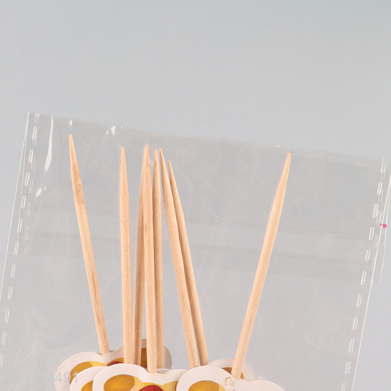 Low price cartoon bear cupcake picks cupcake topper