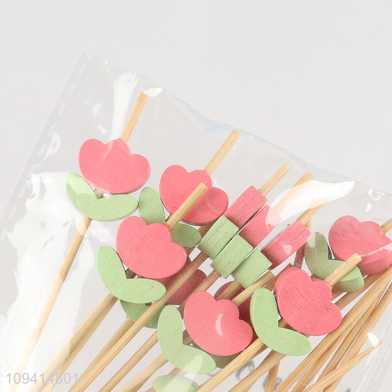 Hot selling party supplies fruit skewers fruit picks