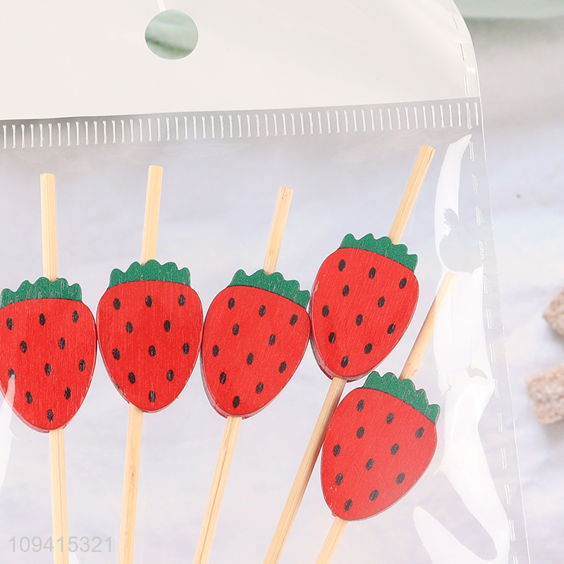 Low price strawberry fruit picks food picks