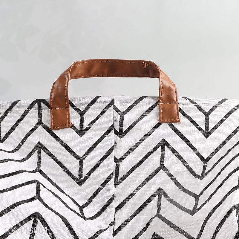 China wholesale foldable polyester storage basket for home