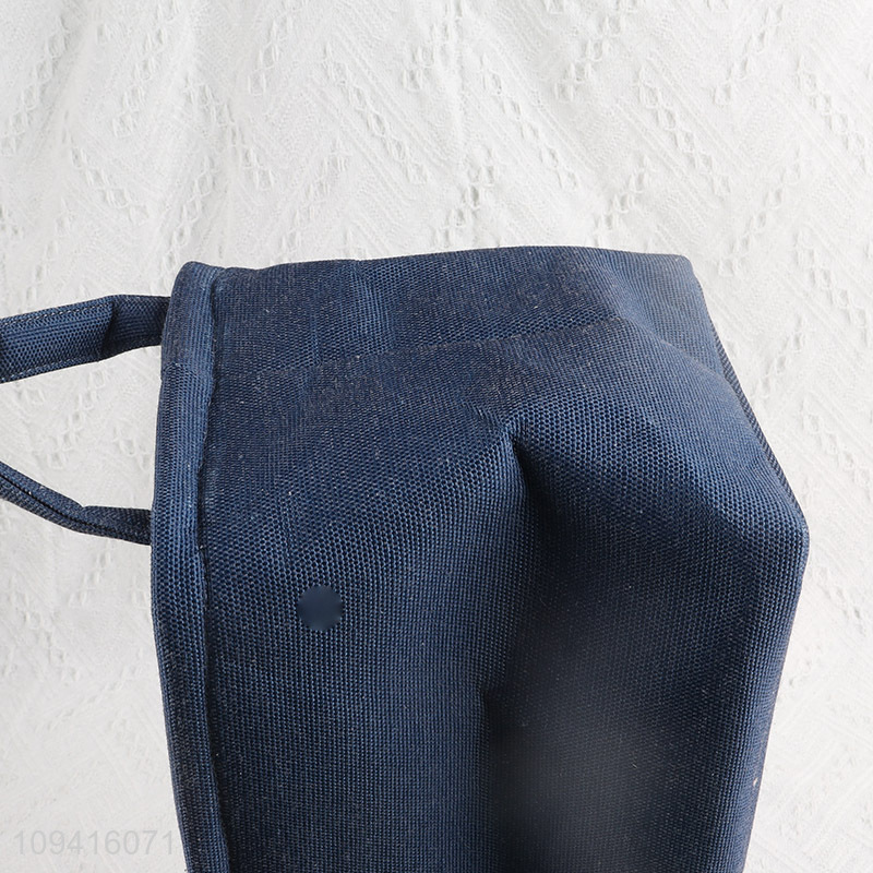 New product polyester fabric storage basket with handles