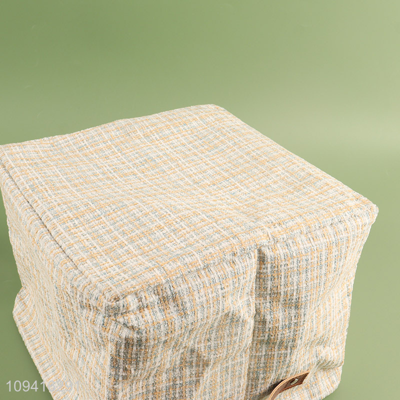 China wholesale polyester fabric basket for clothes storage