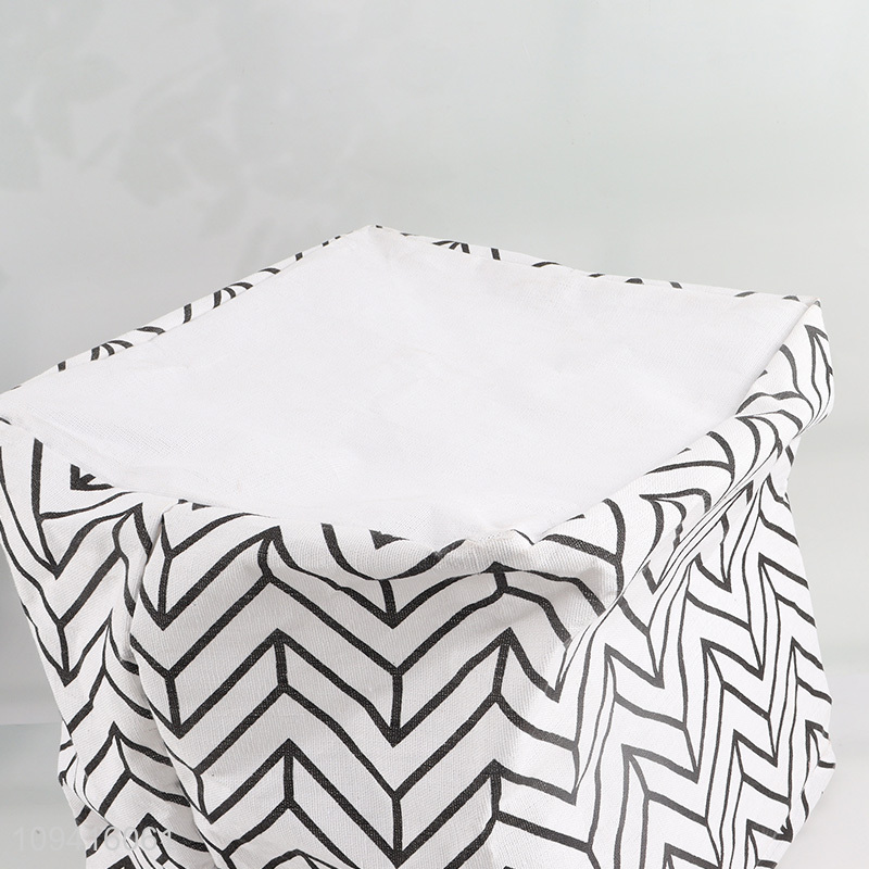 China wholesale foldable polyester storage basket for home