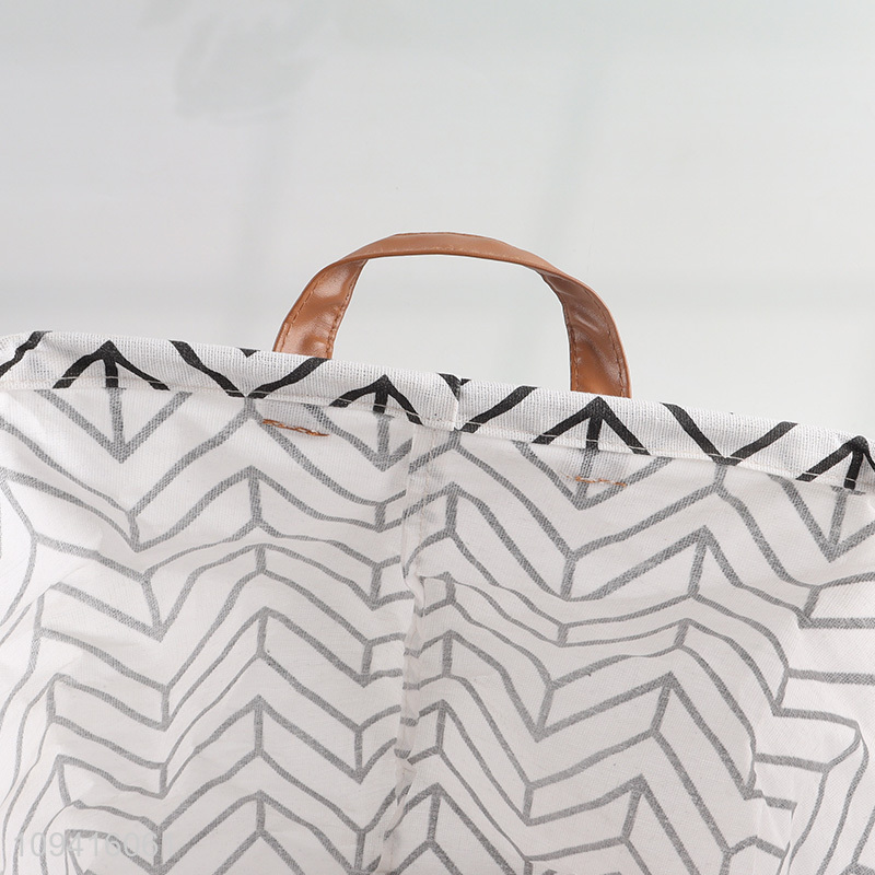 China wholesale foldable polyester storage basket for home