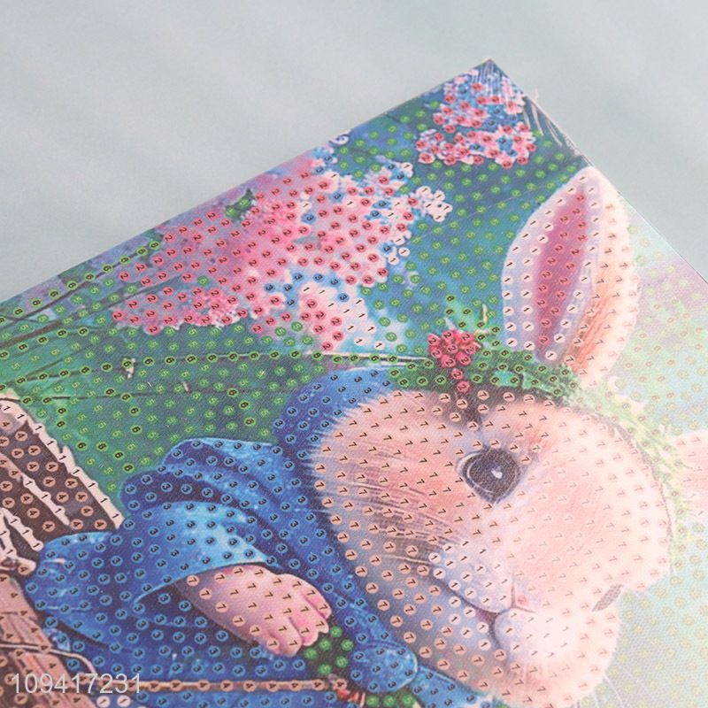 China factory cute rabbit diy diamond painting kit