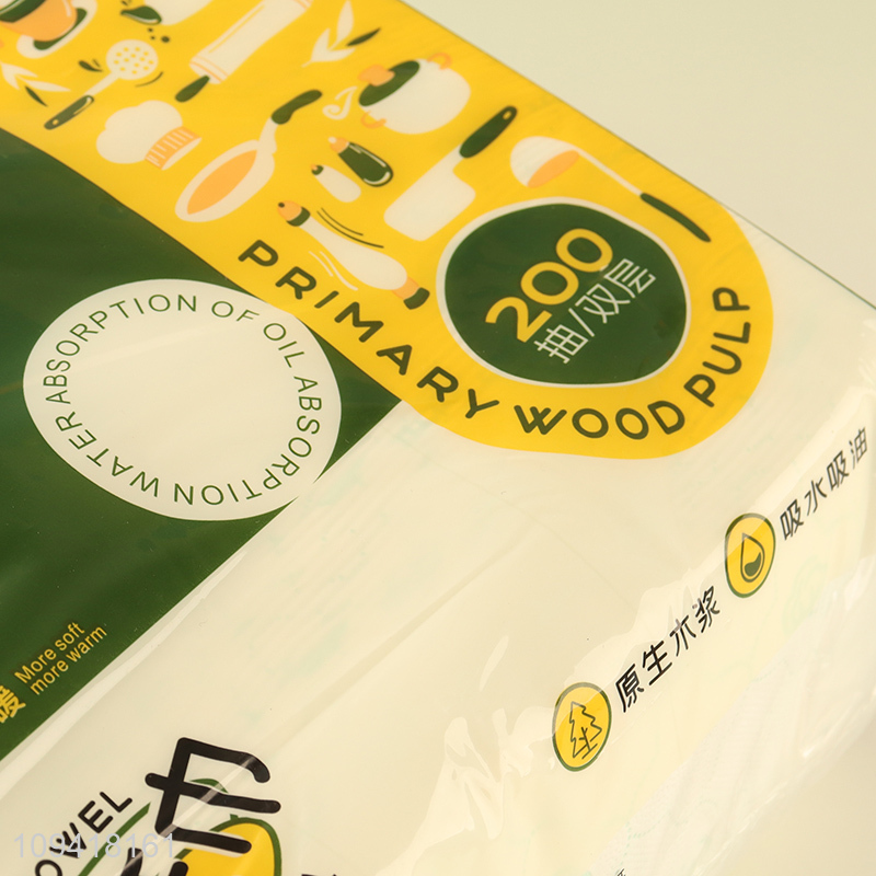 China wholesale multi-purpose wood pulp kitchen towel