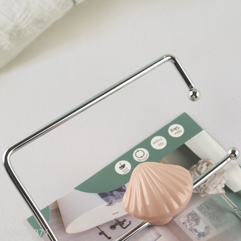 Wholesale shell towel rack suction cup hook