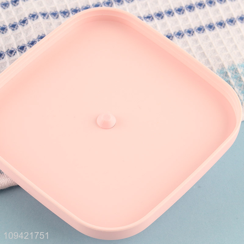 China factory square sealed storage jar for kitchen