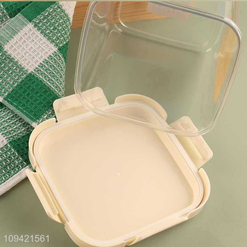 Popular products square sealed storage jar food container