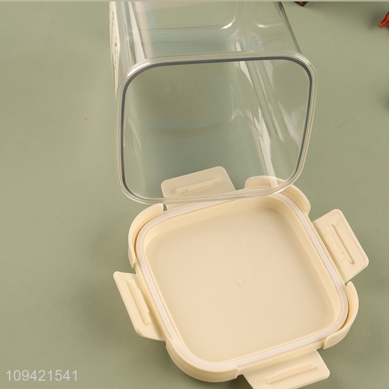 Factory direct sale clear sealed storage jar for home