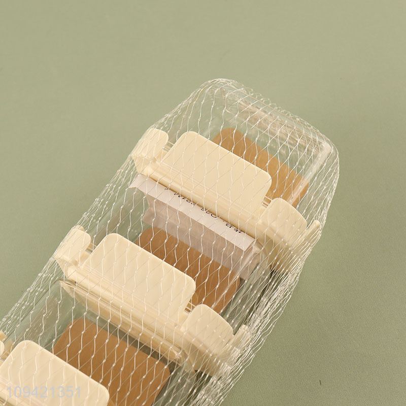 New arrival rectangular mini 4pcs storage jar set