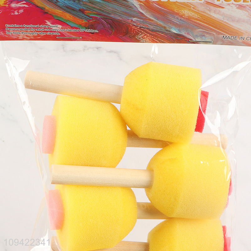 Top sale 6pcs sponge stick set for clay modeling