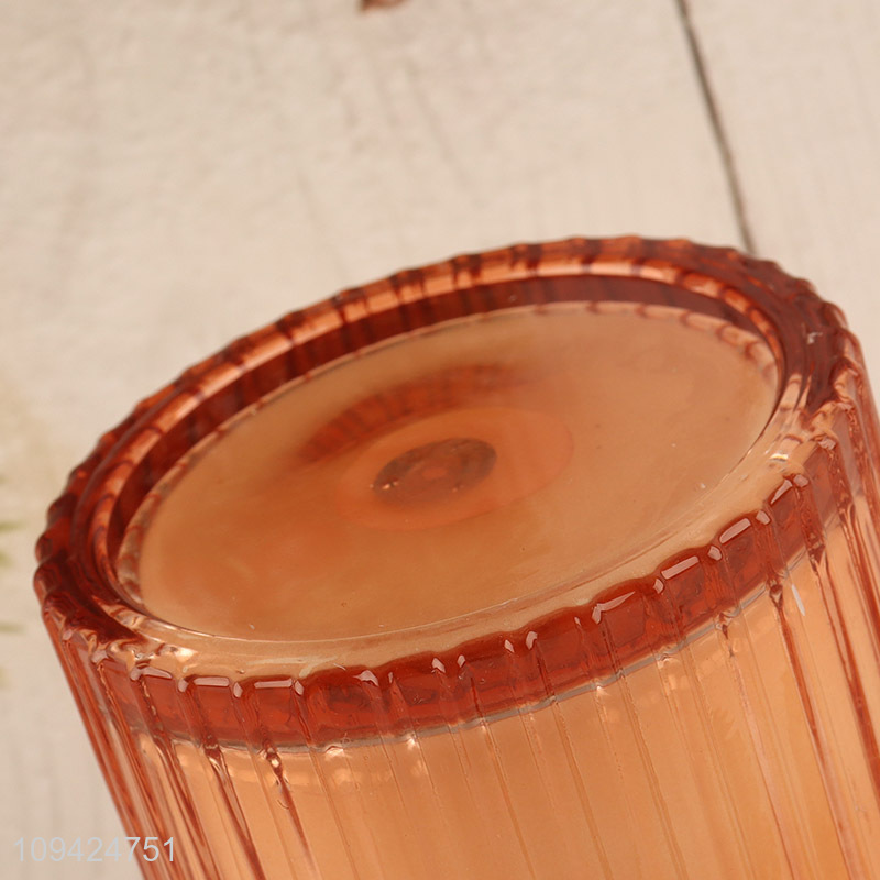Low price round glass cup candle scented candle