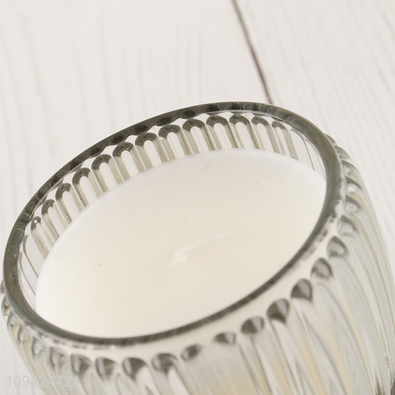 Hot selling clear glass cup candle scented candle