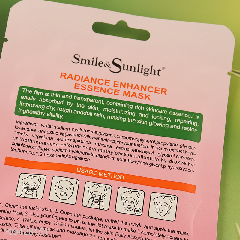 Factory supply facial care essential oil facial mask