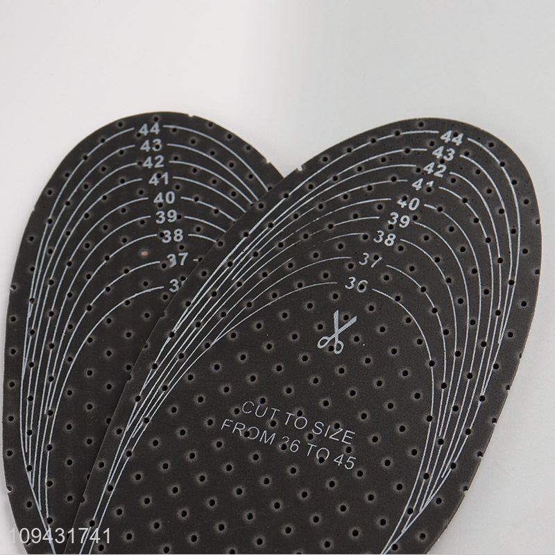 China products black latex breathable shoes insole