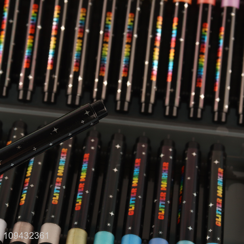 Top products glitter marker pen for drawing and writing