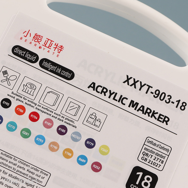 China wholesale direct liquid acrylic marker pen for stationery