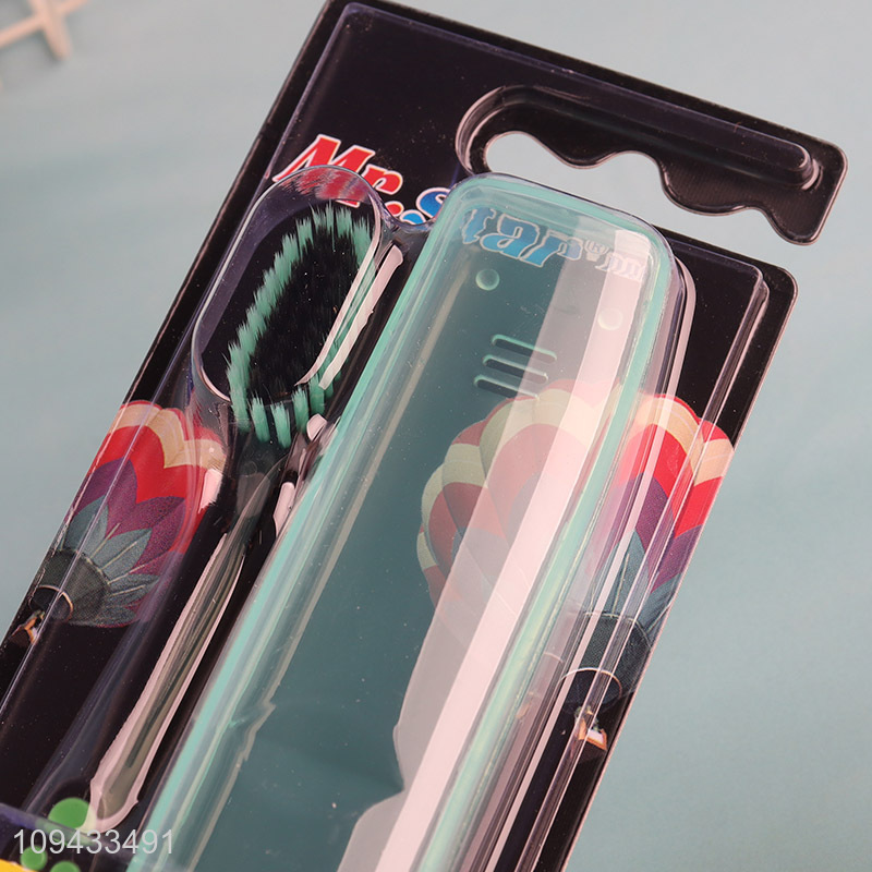 Hot Sale Adults Travel Toothbrush Set