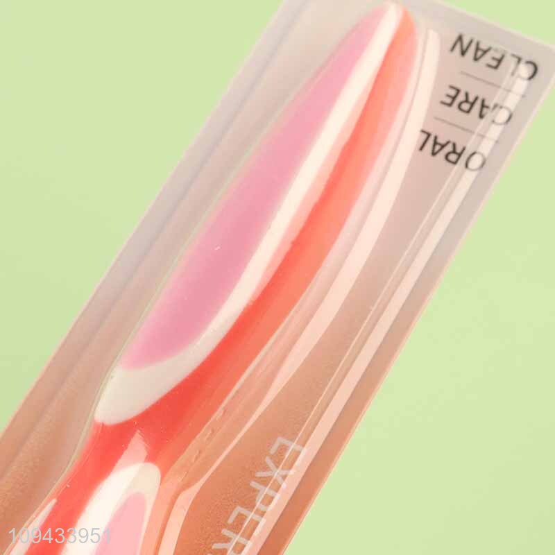 Curved Handle Daily Oral Hygiene Toothbrush