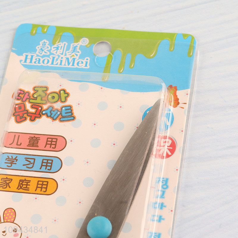 Good price school students safety paper scissors