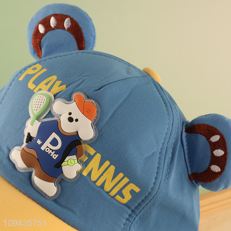 Low price cartoon baseball cap peaked hat for children