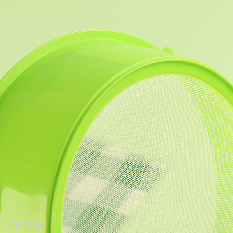Good selling multicolor plastic kitchen fine mesh strainer