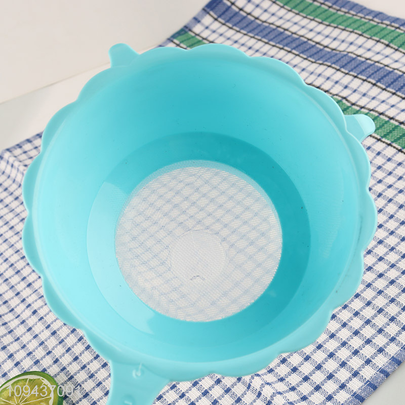 Factory price plastic fine mesh kitchen strainer for sale