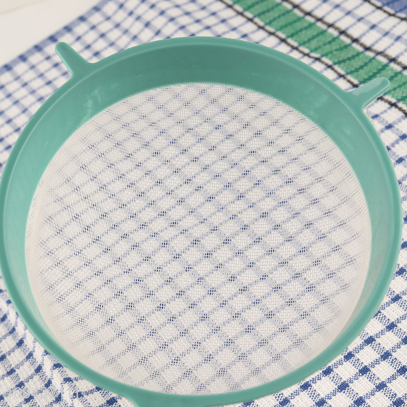 Online wholesale multicolor plastic fine mesh kitchen strainer