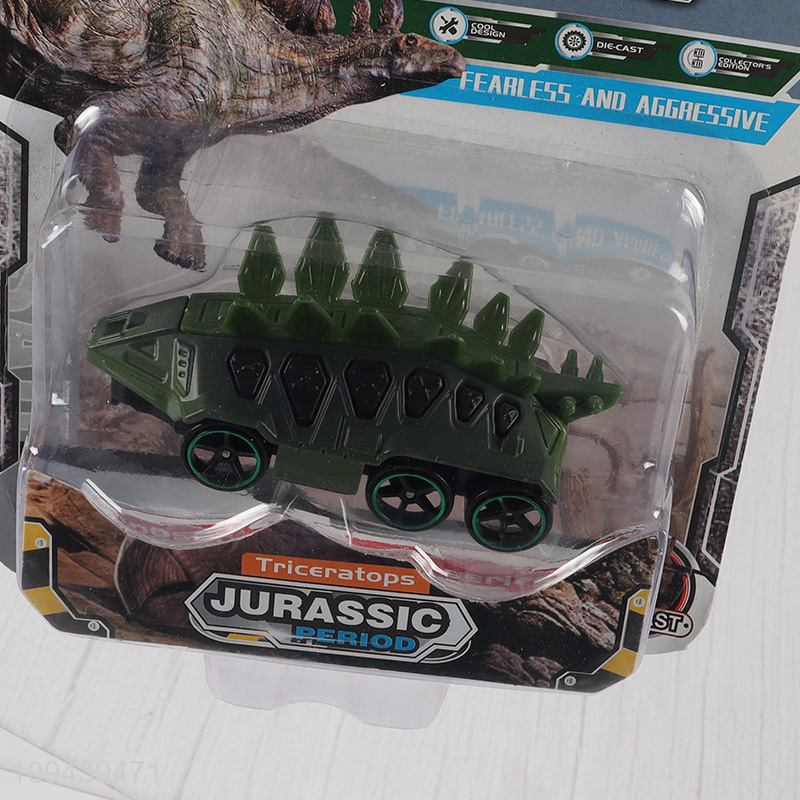 Online wholesale dinosaur die-cast racing car toy