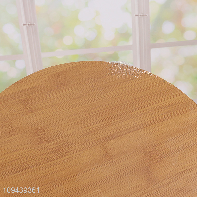 New arrival  round dessert serving tray MDF storage tray