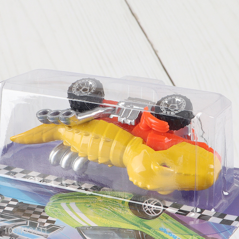 Good selling dinosaur die-cast racing car toy