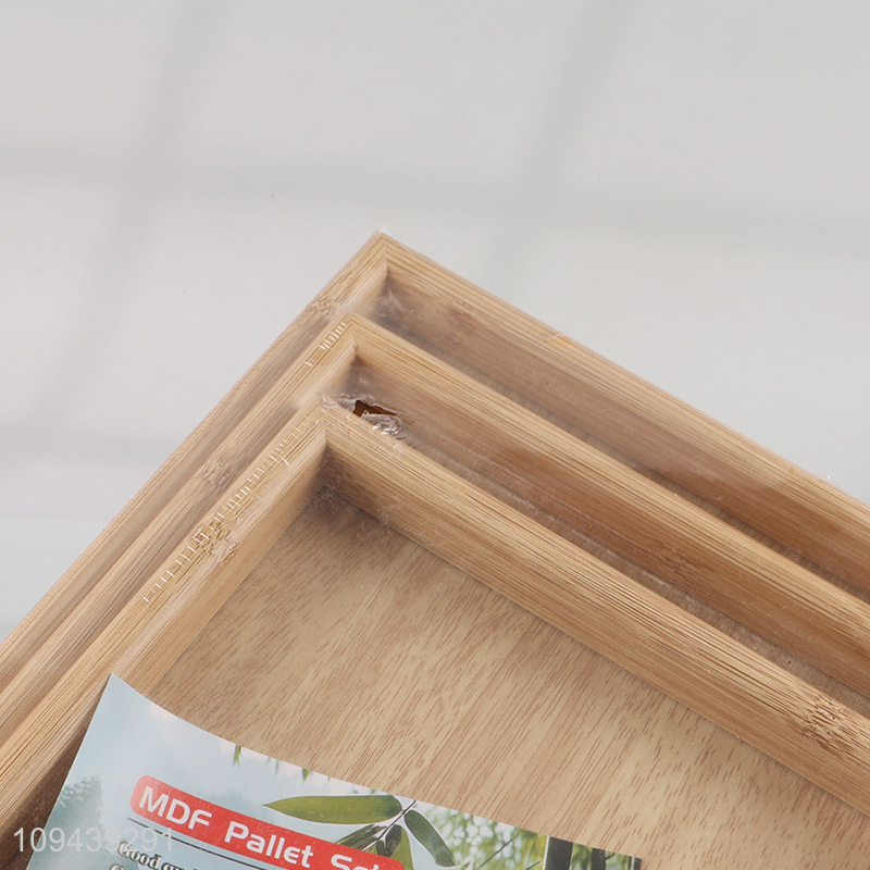 China supplier multi-purpose food fruits MDF storage tray