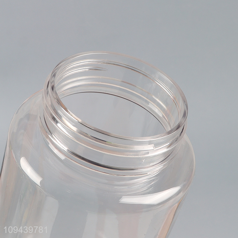 Latest products plastic water bottle with straw