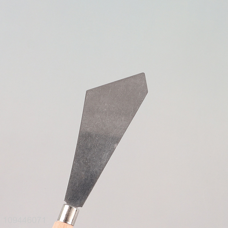 Popular products palette knife painting knife with wooden handle