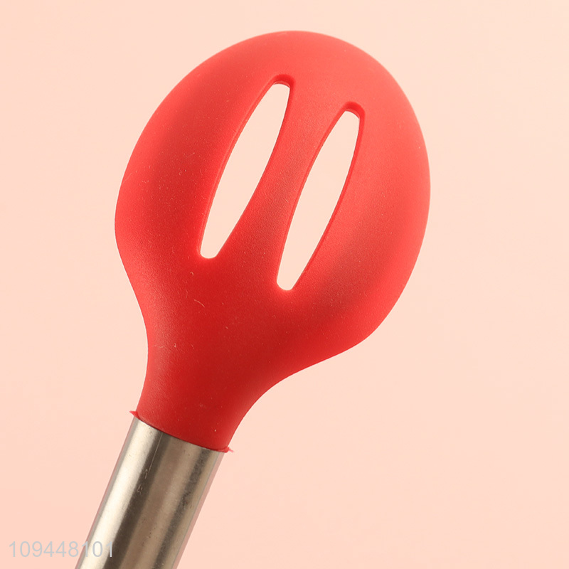 New arrival silicone kitchen utensil slotted spoon