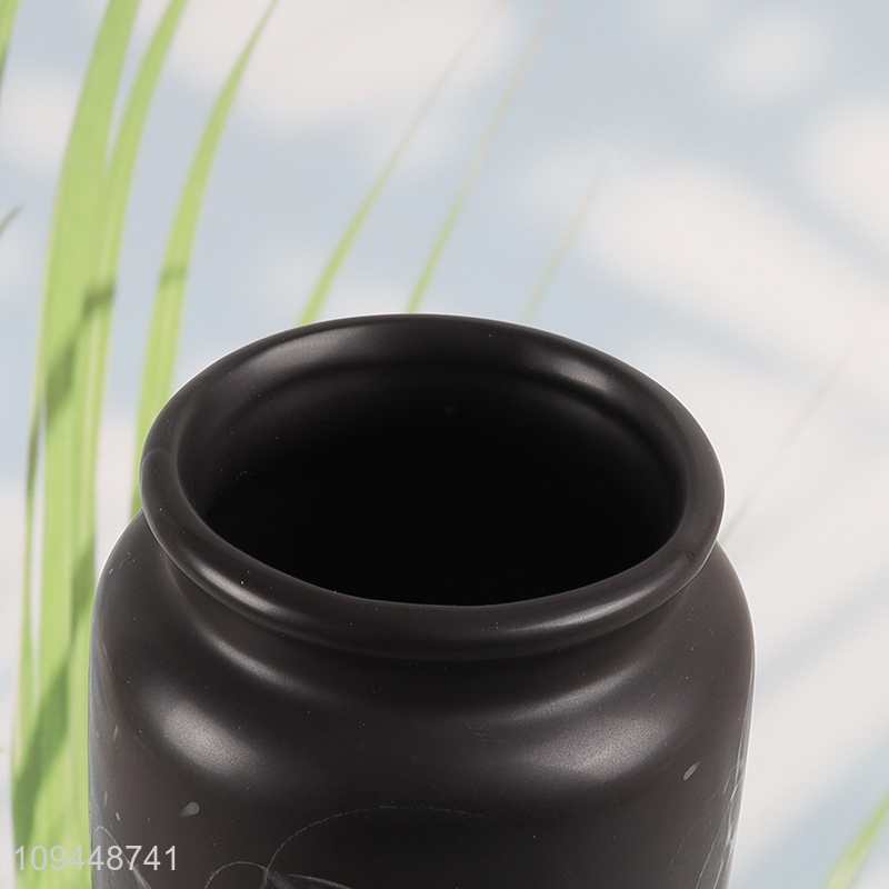 Low price round ceramic mouthwash cup for sale