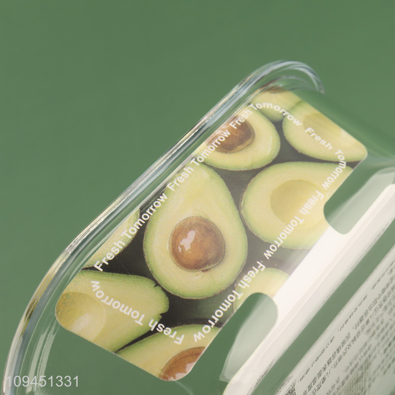 Top products square food container glass preservation box
