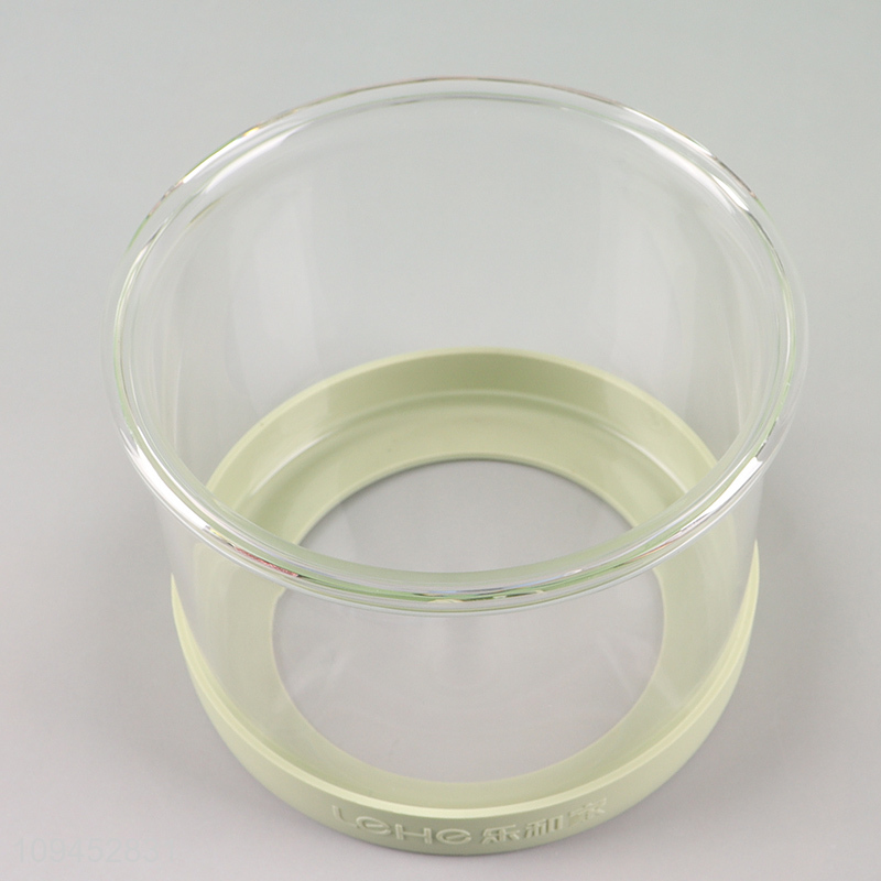 Hot sale clear glass preservation box with lid